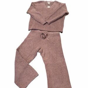 Softies XL Waffle Marshmallow Lounge Set Driftwood Oprah Favorite Things NWT